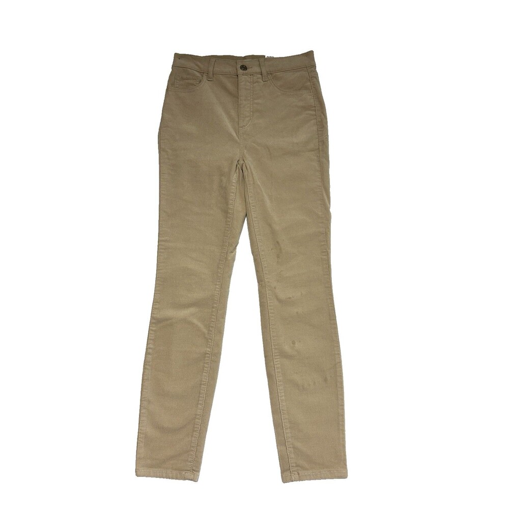 Loft Corduroy Pants Women's Size 24 Skinny High Rise Regular Fit Petite Inseam